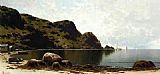 Manan Canvas Paintings - The Cliffs Grand Manan